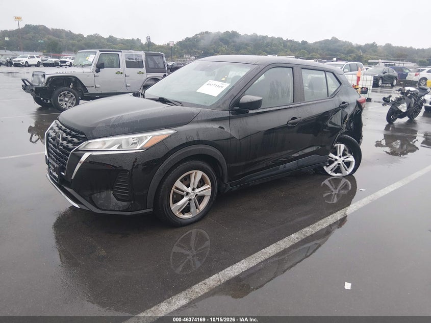 Vin: 3n1cp5bv2ml533641, lot: 46874502, nissan kicks s xtronic cvt 20212