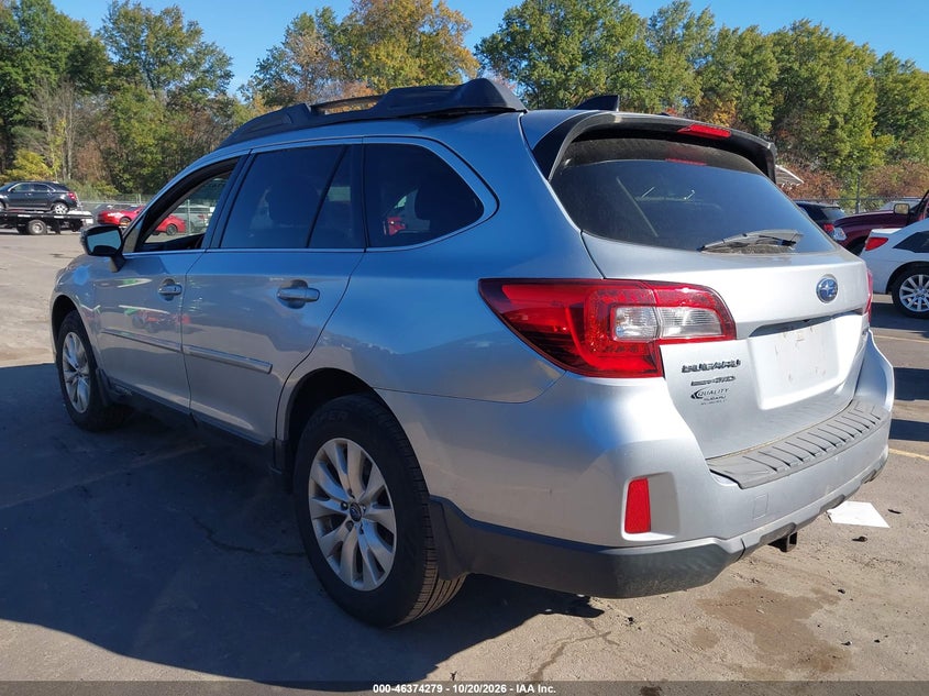 Vin: 4s4bsafc6g3340946, lot: 46874612, subaru outback 2.5i premium 20163