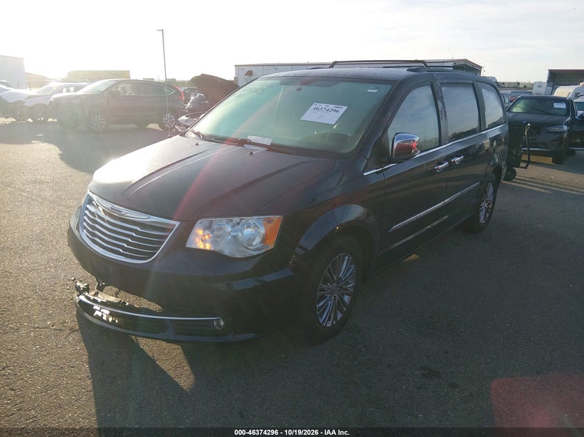 Vin: 2c4rc1cg8er163862, lot: 46874629, chrysler town & country touring-l 20142