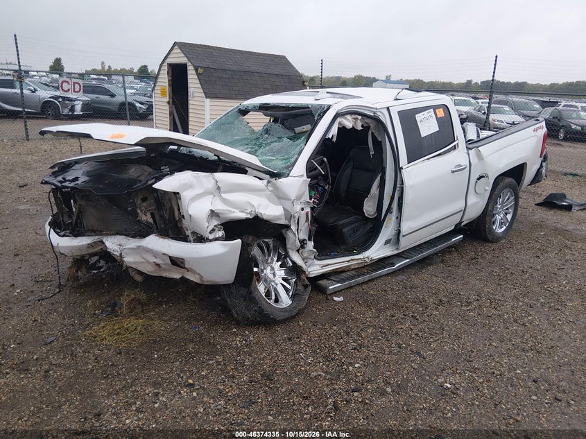 2018 Chevrolet Silverado 1500 High Country, Biohazard, IAAI, VIN 3GCUKTEC1JG549994 — photo 2