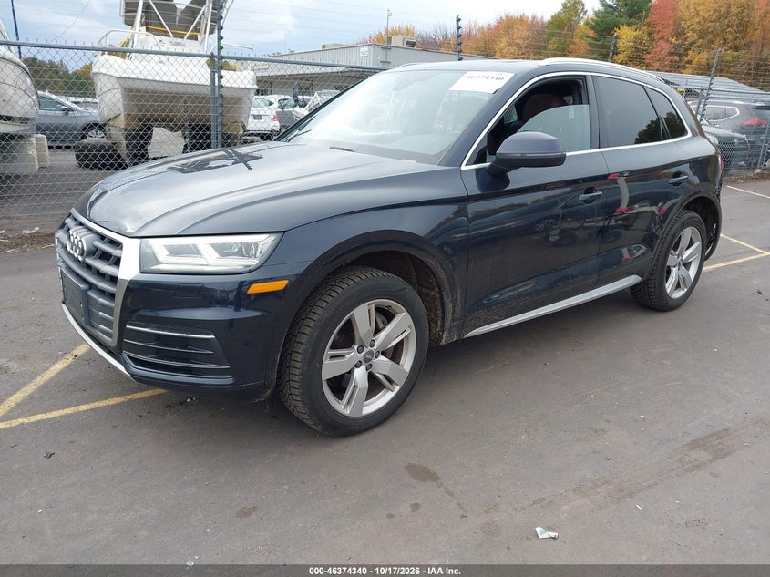 Vin: wa1bnafy9j2059089, lot: 46874673, audi q5 2.0t premium/2.0t tech premium 20182