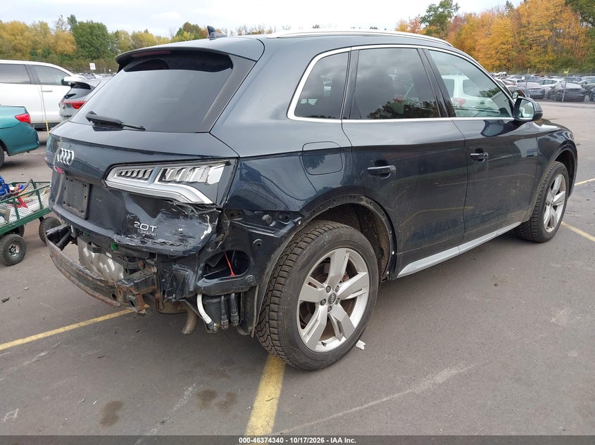 Vin: wa1bnafy9j2059089, lot: 46874673, audi q5 2.0t premium/2.0t tech premium 20184
