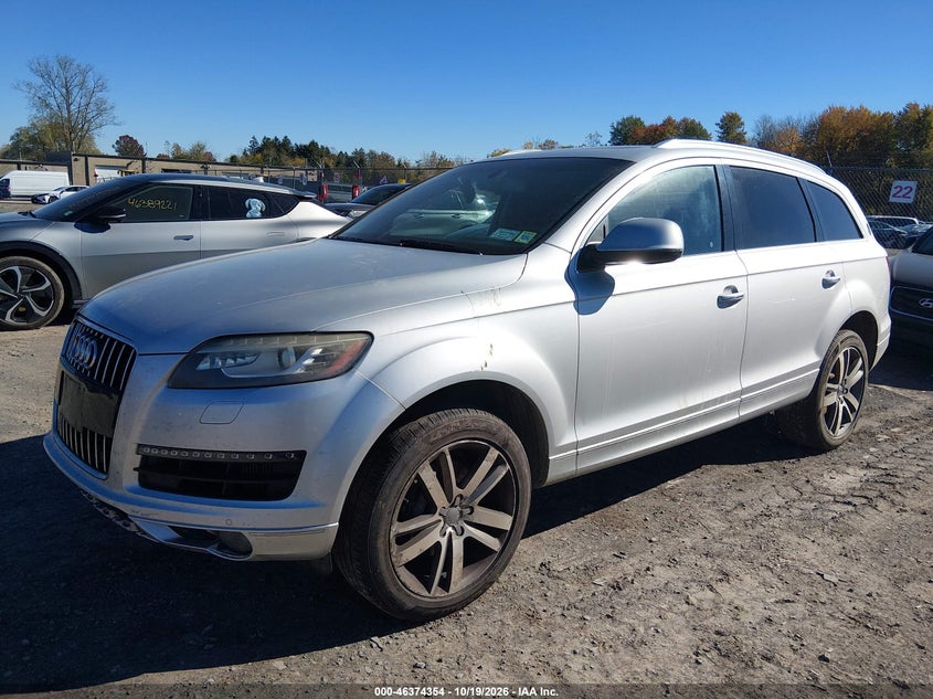 2013 Audi Q7 3.0 Tdi Premium, По кругу, IAAI, VIN WA1LMAFE1DD009972 — фото 2