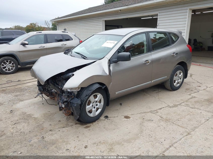 2011 Nissan Rogue S, Удар спереди, IAAI, VIN JN8AS5MT2BW577150 — фото 2
