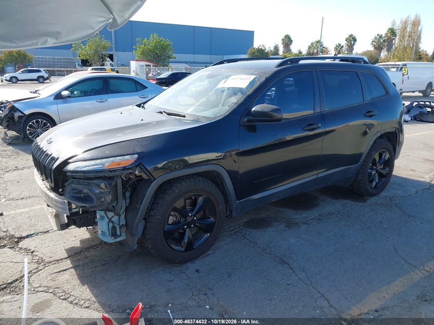 2016 Jeep Cherokee Altitude, Right Side, IAAI, VIN 1C4PJLAB8GW312314 — photo 2