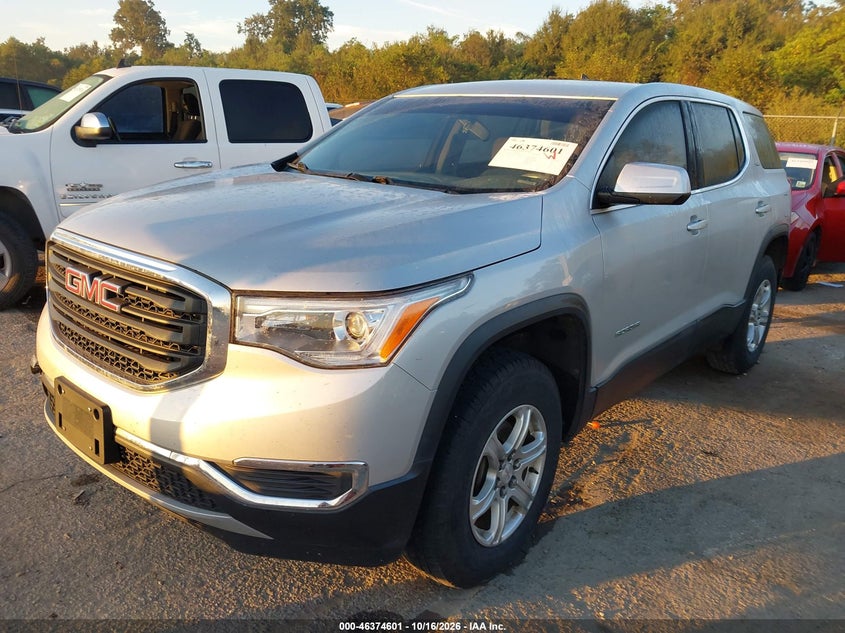 Vin: 1gkknkla2kz104230, lot: 46874934, gmc acadia sle-1 20192