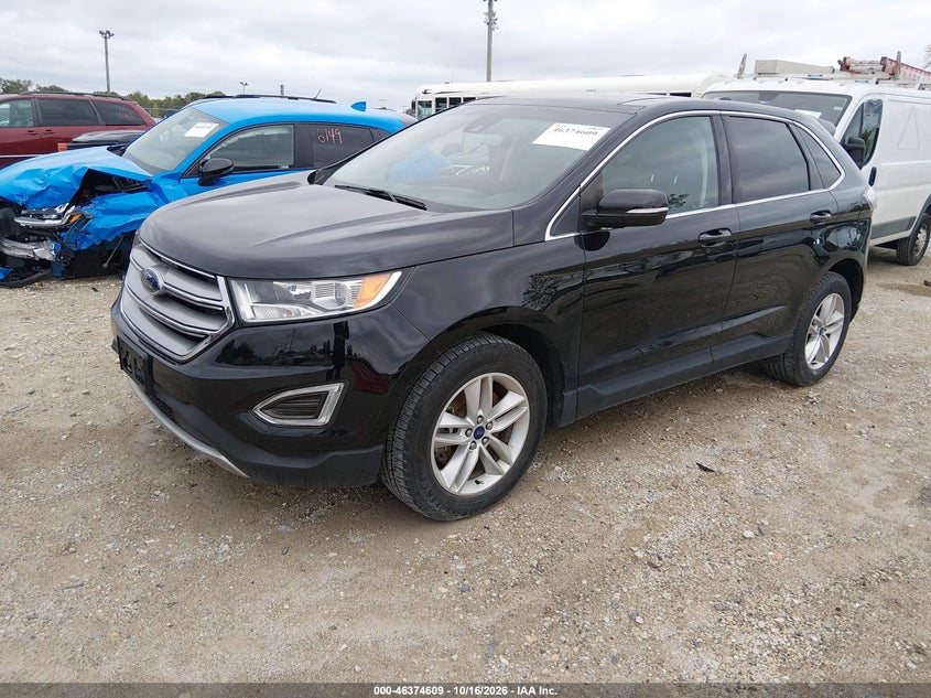 Vin: 2fmpk4j94jbb09473, lot: 46874942, ford edge sel 20182