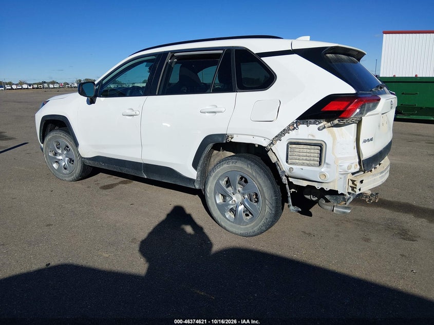 Vin: 2t3f1rfv8lc062813, lot: 46874954, toyota rav4 le 20203