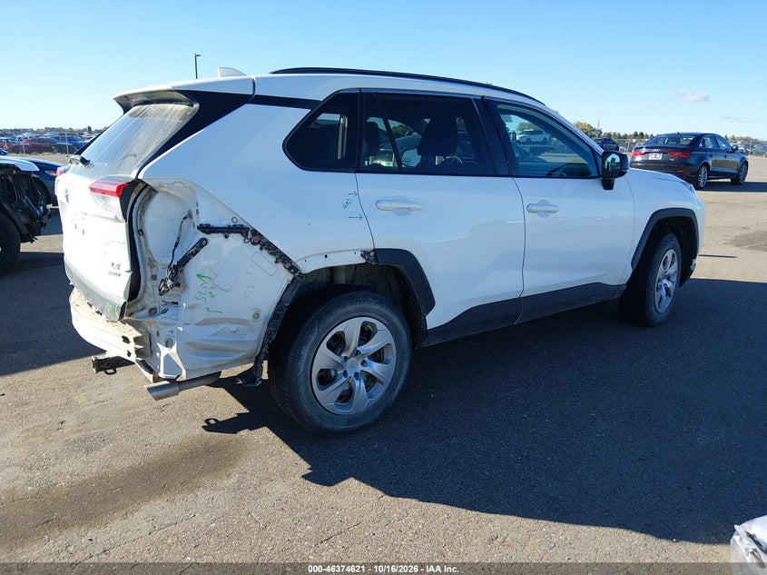 Vin: 2t3f1rfv8lc062813, lot: 46874954, toyota rav4 le 20204