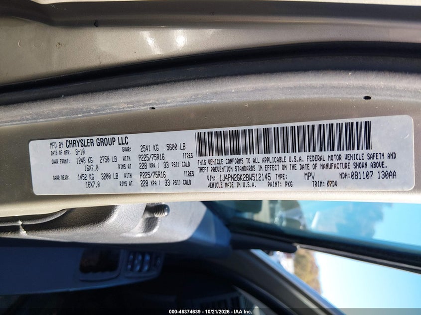 2011 JEEP LIBERTY SPORT · Фото 9