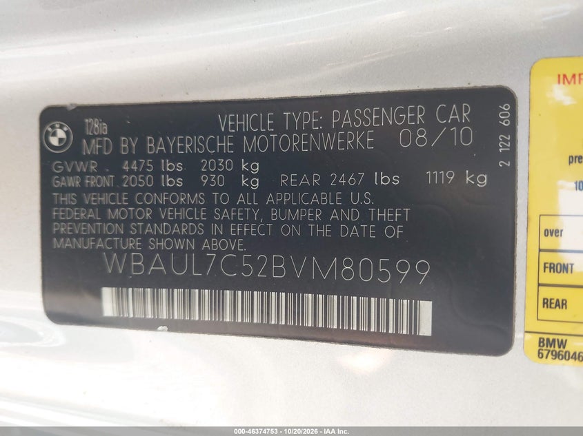 2011 BMW 128I · Photo 9