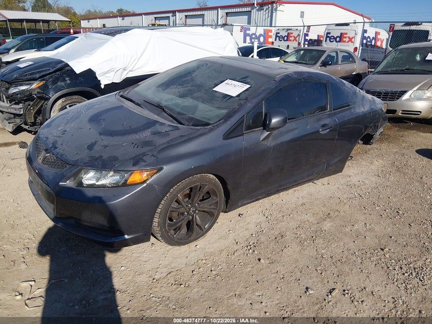 Vin: 2hgfg3b89ch542449, lot: 46875110, honda civic ex 20122