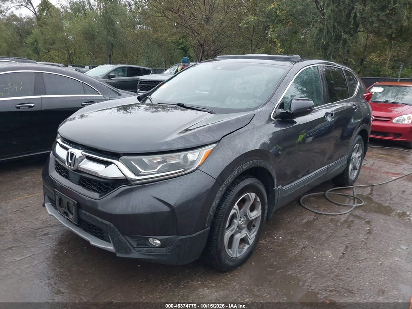 2017 Honda Cr-V Ex-L/Ex-L Navi, Левый бок, IAAI, VIN 2HKRW2H83HH631061 — фото 2