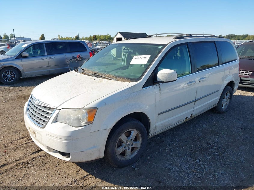 Vin: 2a4rr5d1xar431511, lot: 46875126, chrysler town & country touring 20102