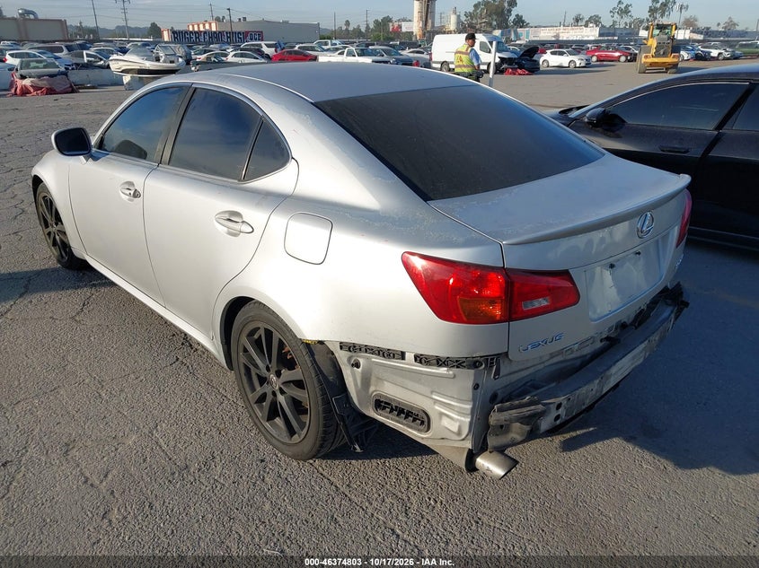 LEXUS IS 250 2006 VIN JTHBK262065024025
