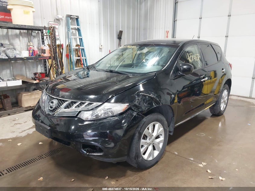 Vin: jn8az1mw2ew514424, lot: 46875170, nissan murano le/s/sl/sv 20142
