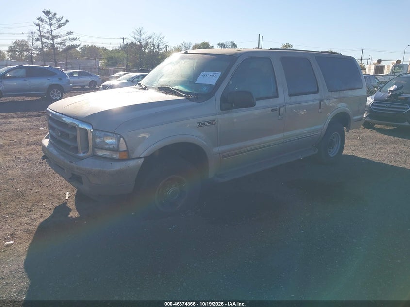 FORD EXCURSION 2004 VIN 1FMNU43S84EB21913