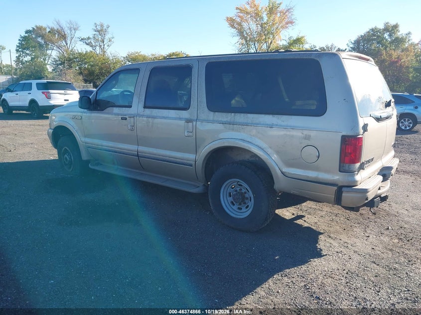 FORD EXCURSION 2004 VIN 1FMNU43S84EB21913
