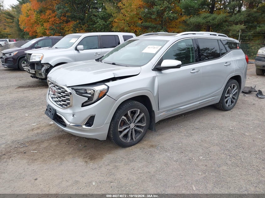 2019 GMC Terrain Denali, Front End, IAAI, VIN 3GKALXEX2KL319937 — photo 2