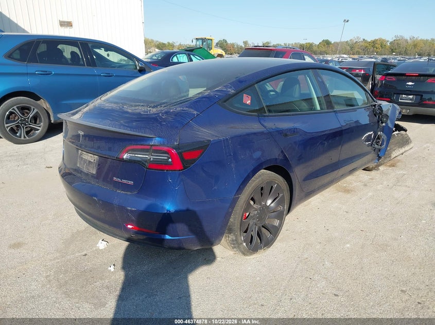 Vin: 5yj3e1ec5mf991260, lot: 46875211, tesla model 3 performance dual motor all-wheel drive 20214