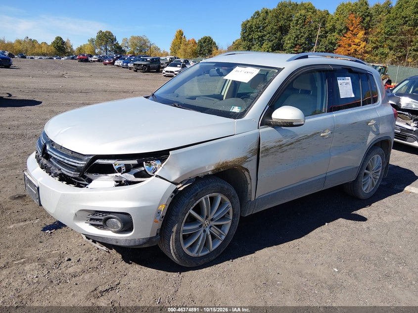 Vin: wvgbv3ax1dw573723, lot: 46875224, volkswagen tiguan se 20132
