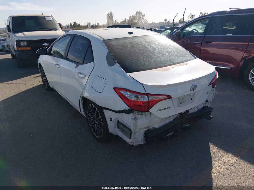 Vin: 5yfburhe8gp460332, lot: 46875242, toyota corolla s premium 20163