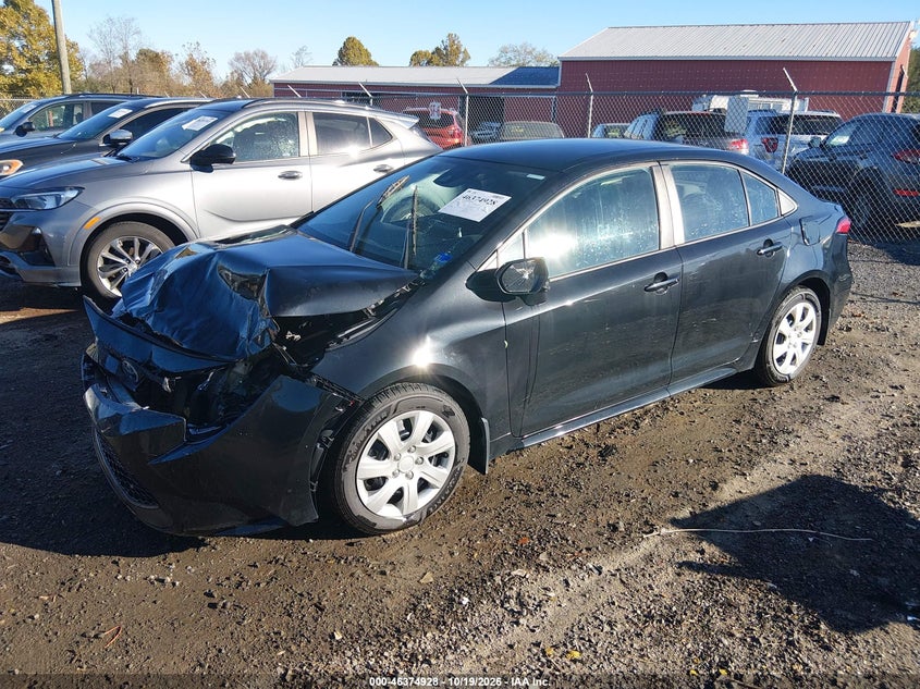 Vin: 5yfepmae4mp198757, lot: 46875261, toyota corolla le 20212
