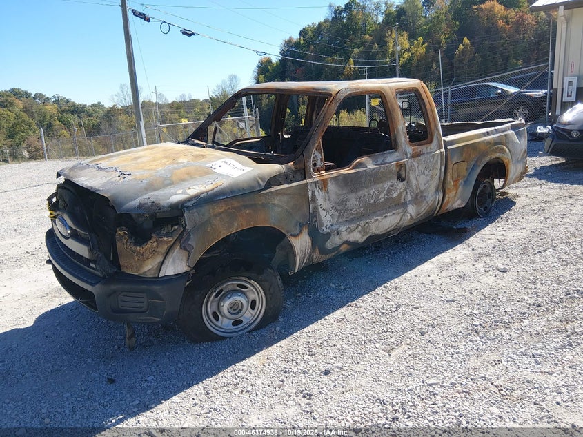 2014 Ford F-250 Xl, Exterior Burn, IAAI, VIN 1FT7X2B67EEA48774 — photo 2