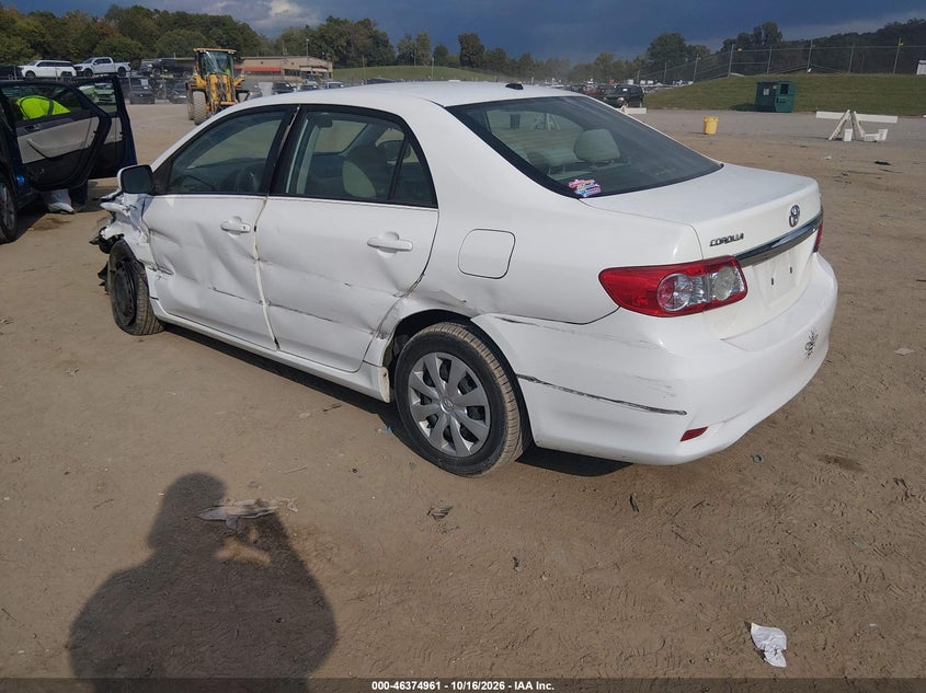 Vin: 2t1bu4ee3bc739526, lot: 46875295, toyota corolla le 20113