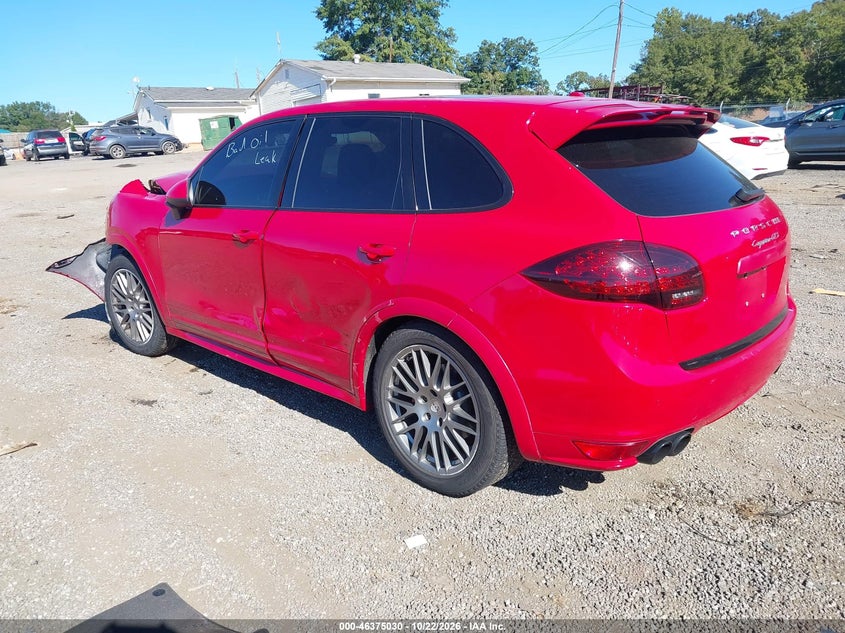 Vin: wp1ad2a22dla77055, lot: 46875363, porsche cayenne gts 20133
