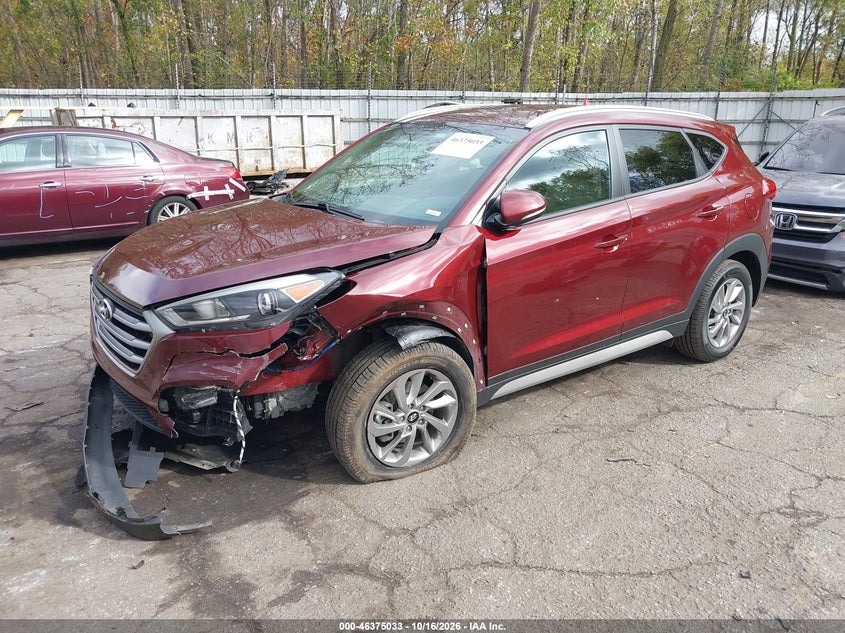 Vin: km8j3ca40hu548739, lot: 46875366, hyundai tucson se plus 20172
