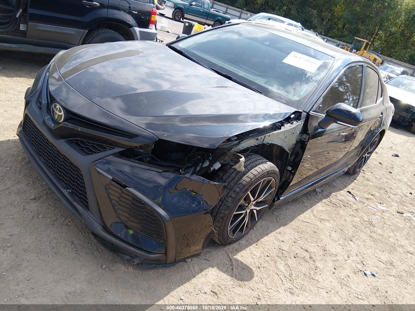 Vin: 4t1g11bk3nu049592, lot: 46875401, toyota camry se awd 20222