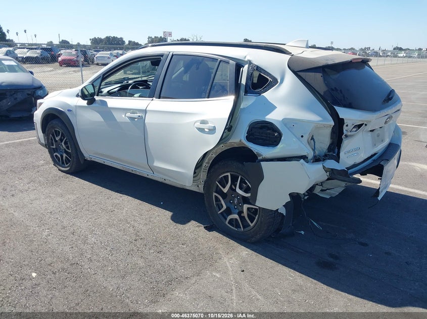 Vin: jf2gtdnc4lh213301, lot: 46875403, subaru crosstrek hybrid 20203