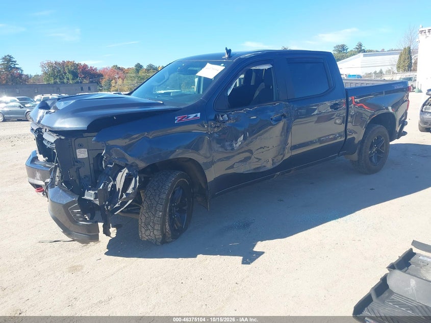 2020 Chevrolet Silverado 1500 4Wd Short Bed Lt Trail Boss, Front End, IAAI, VIN 1GCPYFED0LZ345163 — photo 2