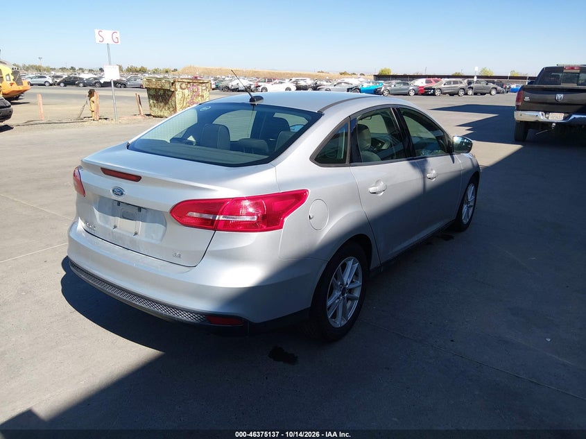 Vin: 1fadp3f20hl300578, lot: 46875470, ford focus se 20174