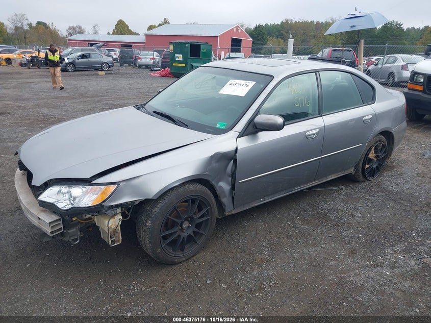 2009 Subaru Legacy 2.5I, Left & Right Side, IAAI, VIN 4S3BL616897214244 — photo 2