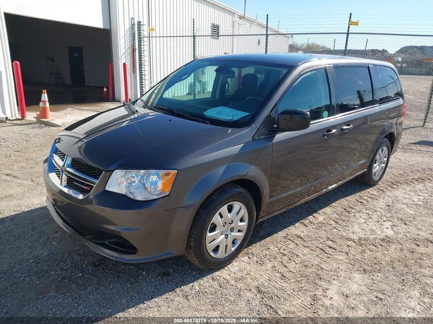 Vin: 2c4rdgbg4kr742425, lot: 46875609, dodge grand caravan se 20192