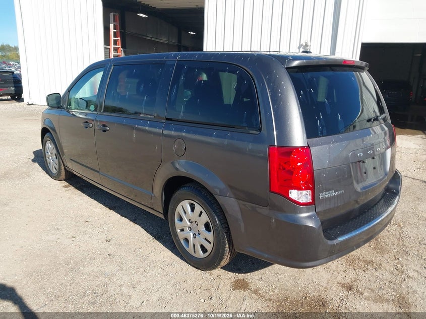 Vin: 2c4rdgbg4kr742425, lot: 46875609, dodge grand caravan se 20193