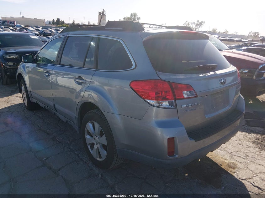 Vin: 4s4brbgc6b3341605, lot: 46875625, subaru outback 2.5i premium 20113