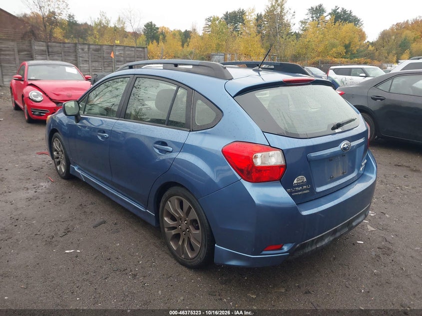 Vin: jf1gpal66e8231371, lot: 46875656, subaru impreza 2.0i sport premium 20143