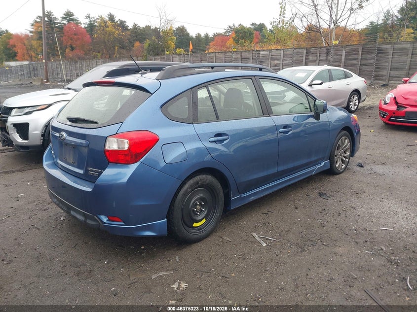 Vin: jf1gpal66e8231371, lot: 46875656, subaru impreza 2.0i sport premium 20144