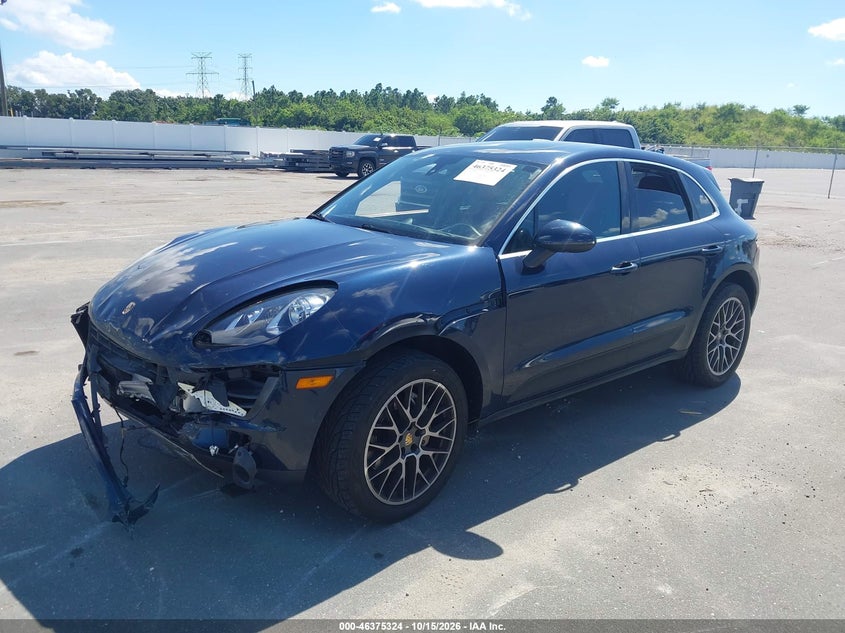 2015 Porsche Macan S, Front End, IAAI, VIN WP1AB2A57FLB58488 — photo 2