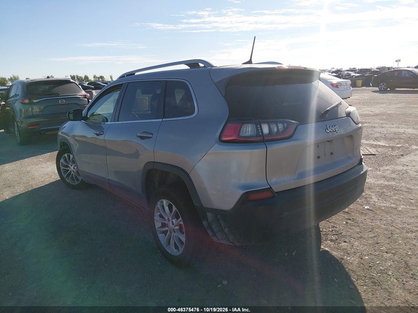 Vin: 1c4pjlcb5kd134377, lot: 46875809, jeep cherokee latitude fwd 20193