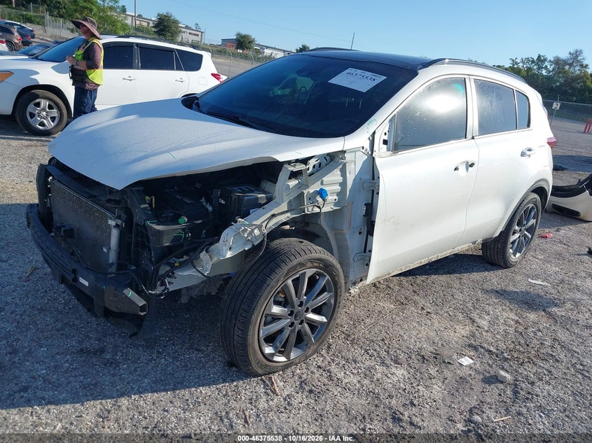 2021 Kia Sportage S, Удар спереди, IAAI, VIN KNDP63ACXM7855647 — фото 2