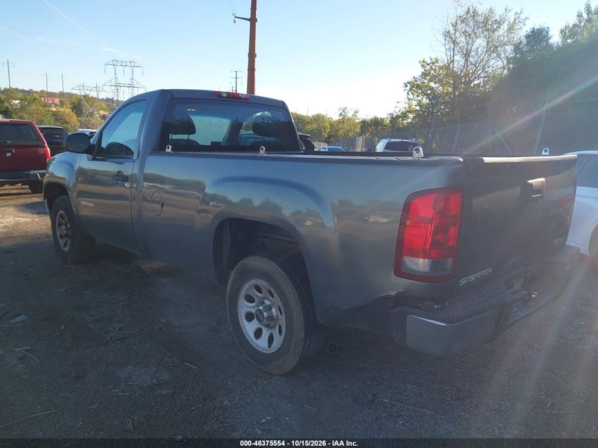 Vin: 1gtn1tex1bz142205, lot: 46875887, gmc sierra 1500 work truck 20113