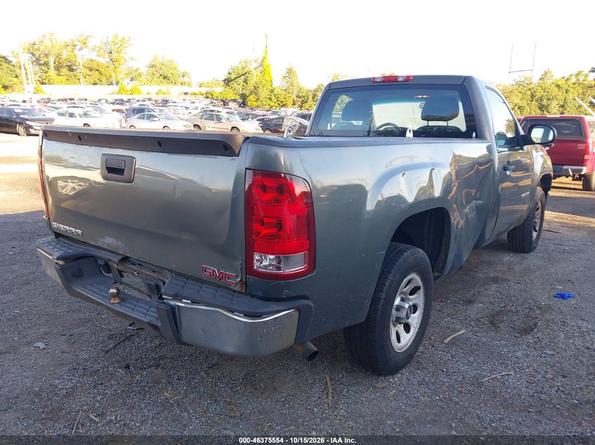 Vin: 1gtn1tex1bz142205, lot: 46875887, gmc sierra 1500 work truck 20114