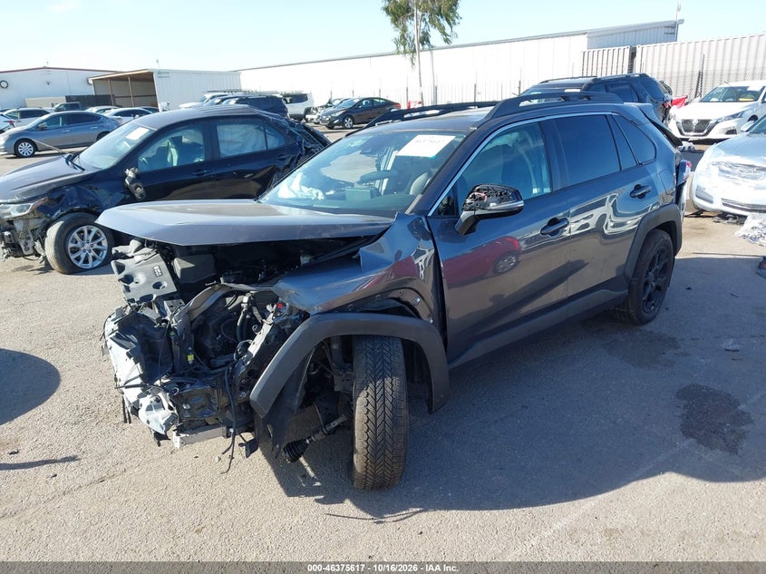 2022 Toyota Rav4 Trd Off Road, Front & Rear, IAAI, VIN 2T3S1RFV8NW295218 — photo 2