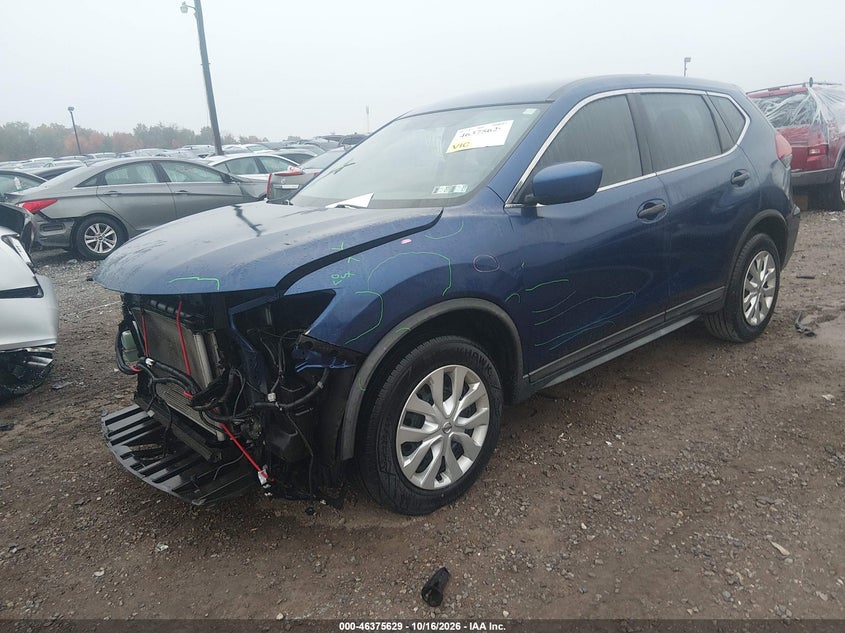 Vin: knmat2mt3jp530709, lot: 46875962, nissan rogue s 20182