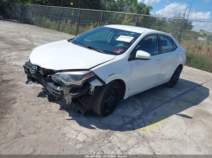 2014 Toyota Corolla Le, Удар спереди, IAAI, VIN 2T1BURHE9EC134150 — фото 2