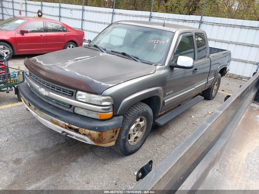 CHEVROLET SILVERADO 1500 2002 VIN 2GCEK19T421172249
